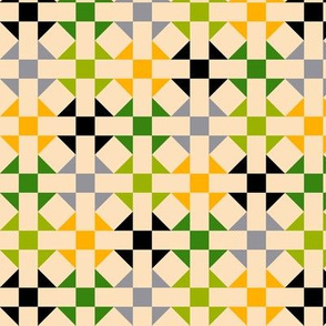 Geometric Pattern: Quilt: Spring