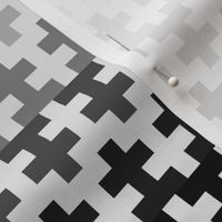 Geometric Pattern: Cross: Grey