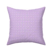 Geometric Pattern: Key Serpentine: Purple