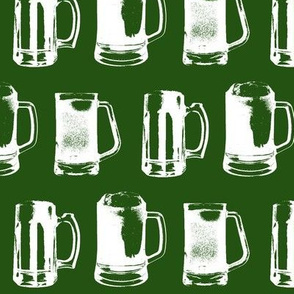 Beer Mugs // Emerald // Large