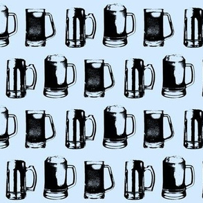 Beer Mugs // Light Blue // Small