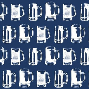 Beer Mugs // Navy // Small