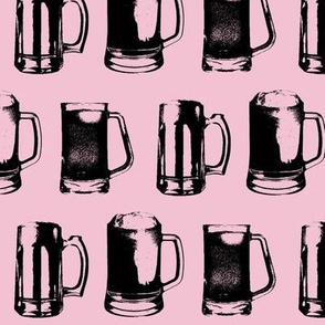 Beer Mugs // Mauve // Large