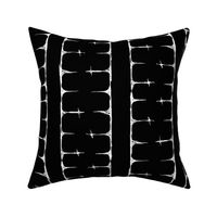 Scribble Goth - Cross Stripe 2 in black