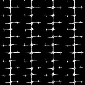 Scribble Goth - Cross Stripe 1 in black