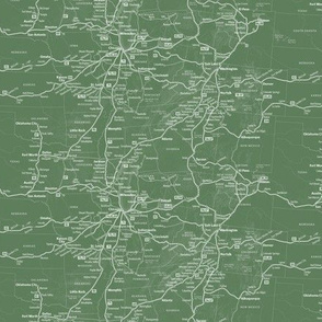 Green Train Route Map