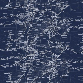 Navy Train Route Map