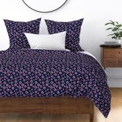 Navy Orchid Floral Buzz