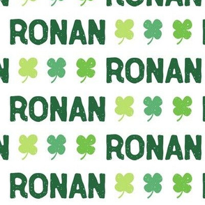 Clover Personalized Name // St. Paddy's Day - Ronan