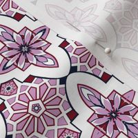   Lilac Moroccan  Tile // Marrakesh Tiles // Lilac Moroccan Tile Wedding Flowers