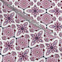   Lilac Moroccan  Tile // Marrakesh Tiles // Lilac Moroccan Tile Wedding Flowers