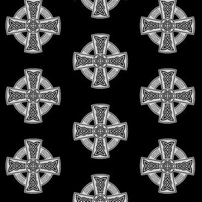 Ornate Celtic Cross // Black & Grey // Small