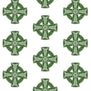 Ornate Celtic Cross // Emerald // Small