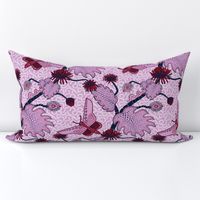 Java Fantasy Caterpillar and Butterfly Orchid and Navy