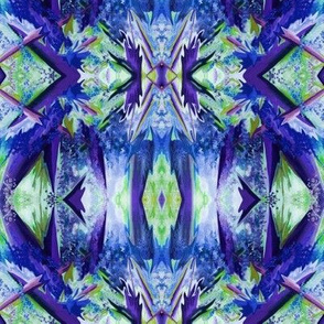 GF6 - Medium - Galactic Fantasy in Blue - Purple - Olive Green