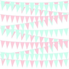Baby Girl Bunting-Mint