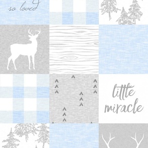 Little Miracle, So Loved - Baby Blue And Grey
