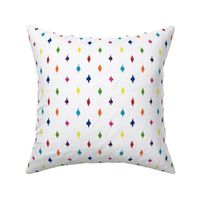 Deconstructed rainbow polka dots wallpaper 