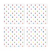 Deconstructed rainbow polka dots wallpaper 