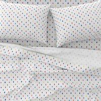 Deconstructed rainbow polka dots wallpaper 