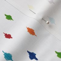 Deconstructed rainbow polka dots wallpaper 