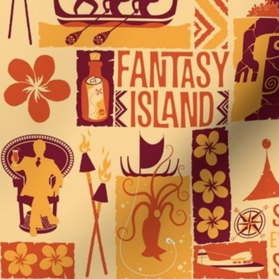 Tiki Kon Fantasy Island - Gold