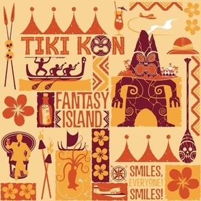 Tiki Kon Fantasy Island - Gold