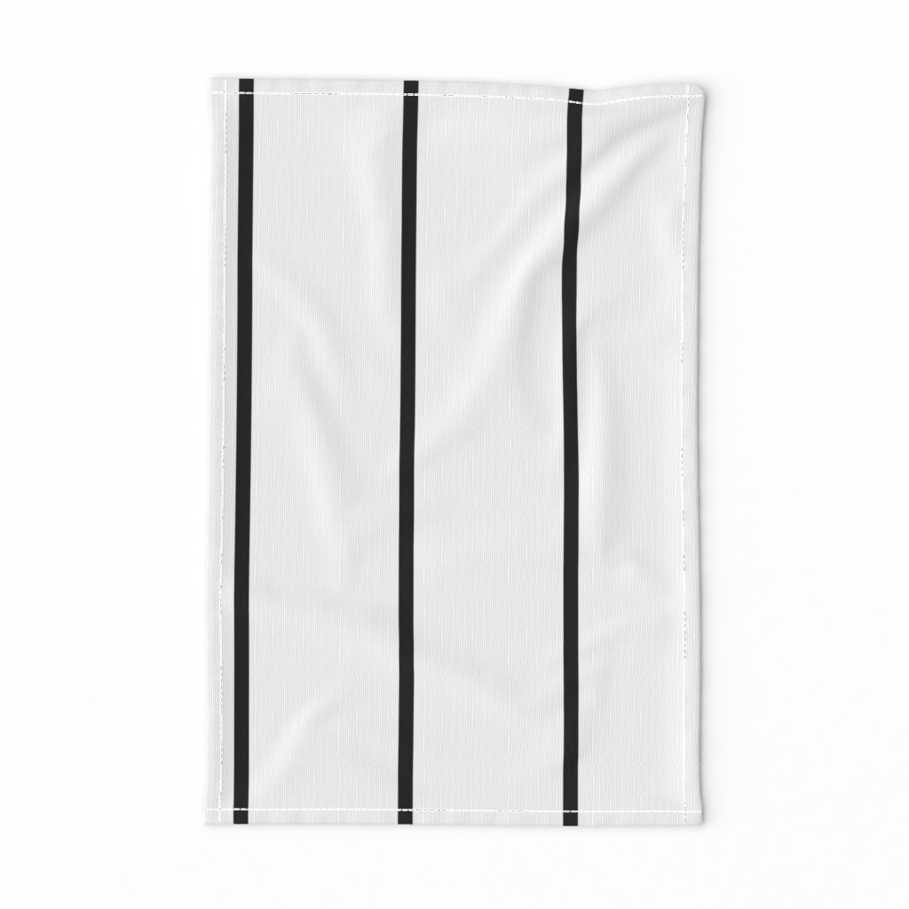 6 inch black stripe on white