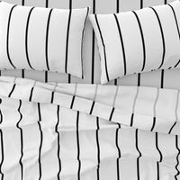 6 inch black stripe on white