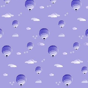 hot-air balloons lilac small