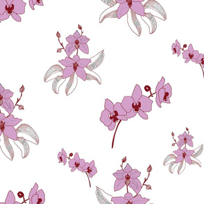 Simple orchid pattern