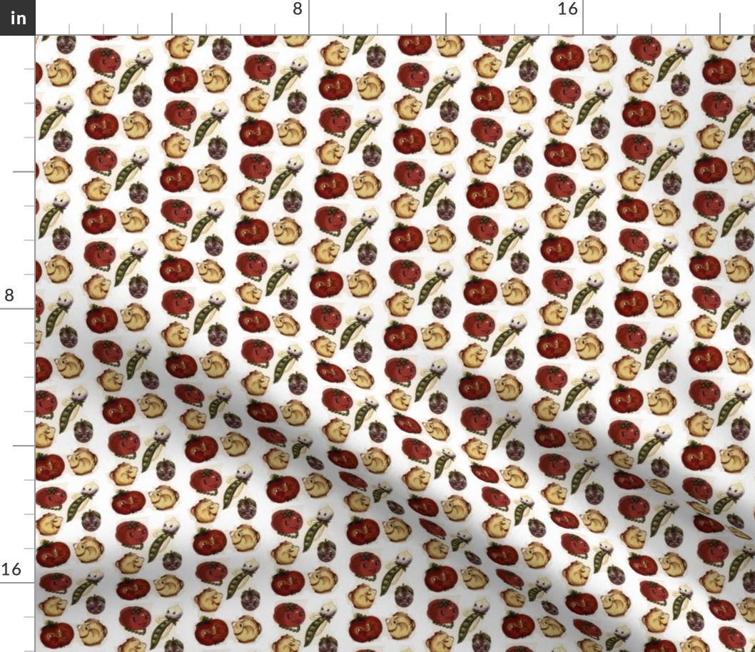 vegetables fabric