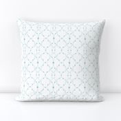 Tiffany Trellis Two in White_ Light seafoam green_ Medium seafoam green small