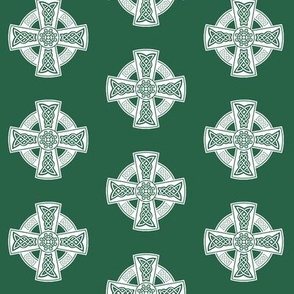 Ornate Celtic Cross // Jade // Small