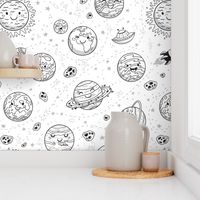 Solar System coloring print