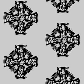 Ornate Celtic Cross // Grey // Large