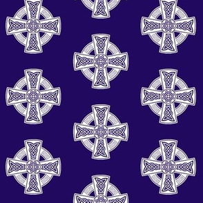 Ornate Celtic Cross // Royal Purple // Small