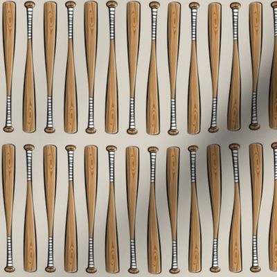 baseball bats - beige