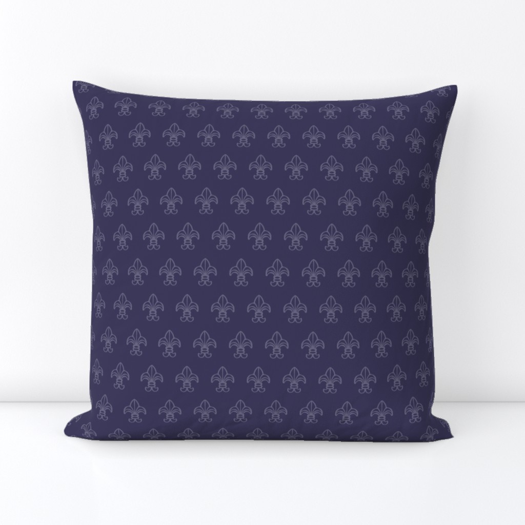 Fleur-de-lis on royal blue by Su_G_©SuSchaefer2020