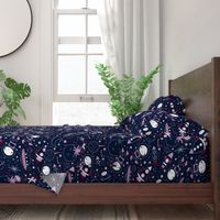 orchid navy space