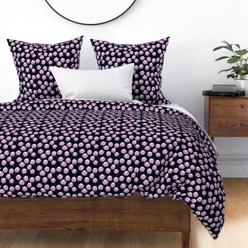 Small Mod Floral Orchid Navy by Friztin