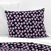 Small Mod Floral Orchid Navy by Friztin