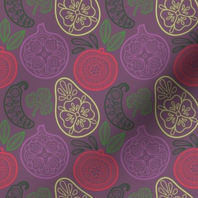 Guacamole Flourish Plum