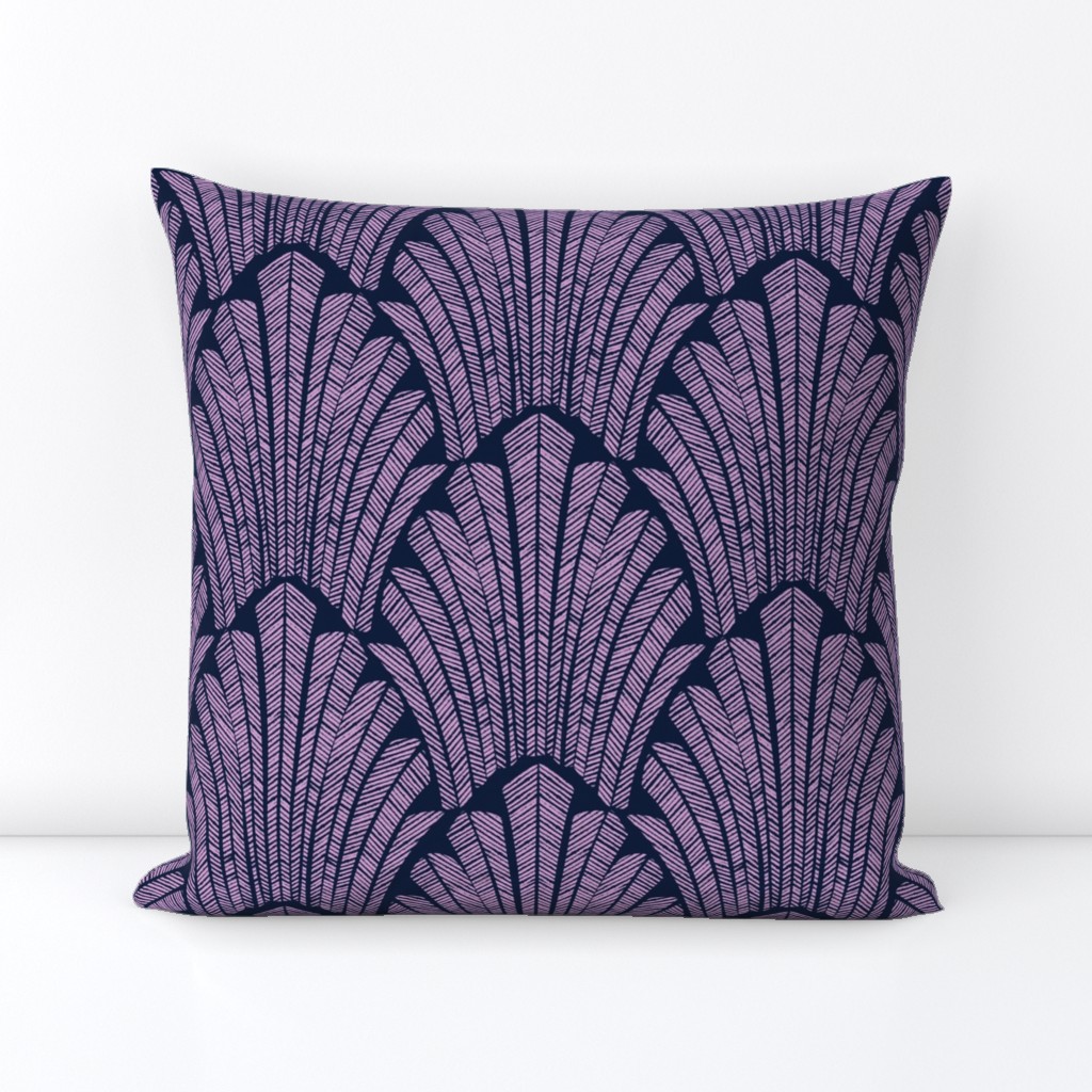 Art deco purple