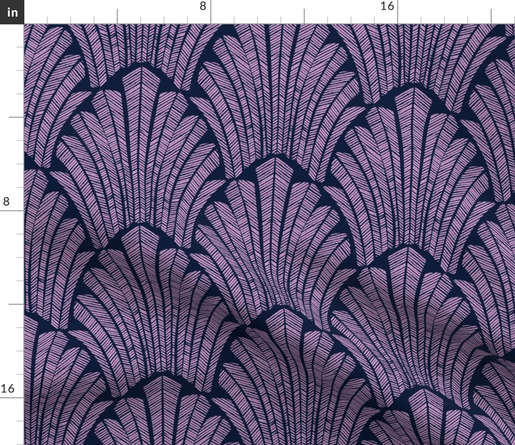 Art deco purple