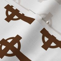 Brown Celtic Crosses // Small