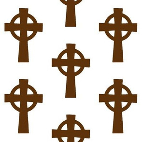 Brown Celtic Crosses // Large