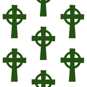 Emerald Celtic Crosses // Large