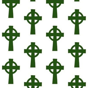 Emerald Celtic Crosses // Small