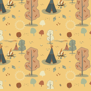 Camping pattern